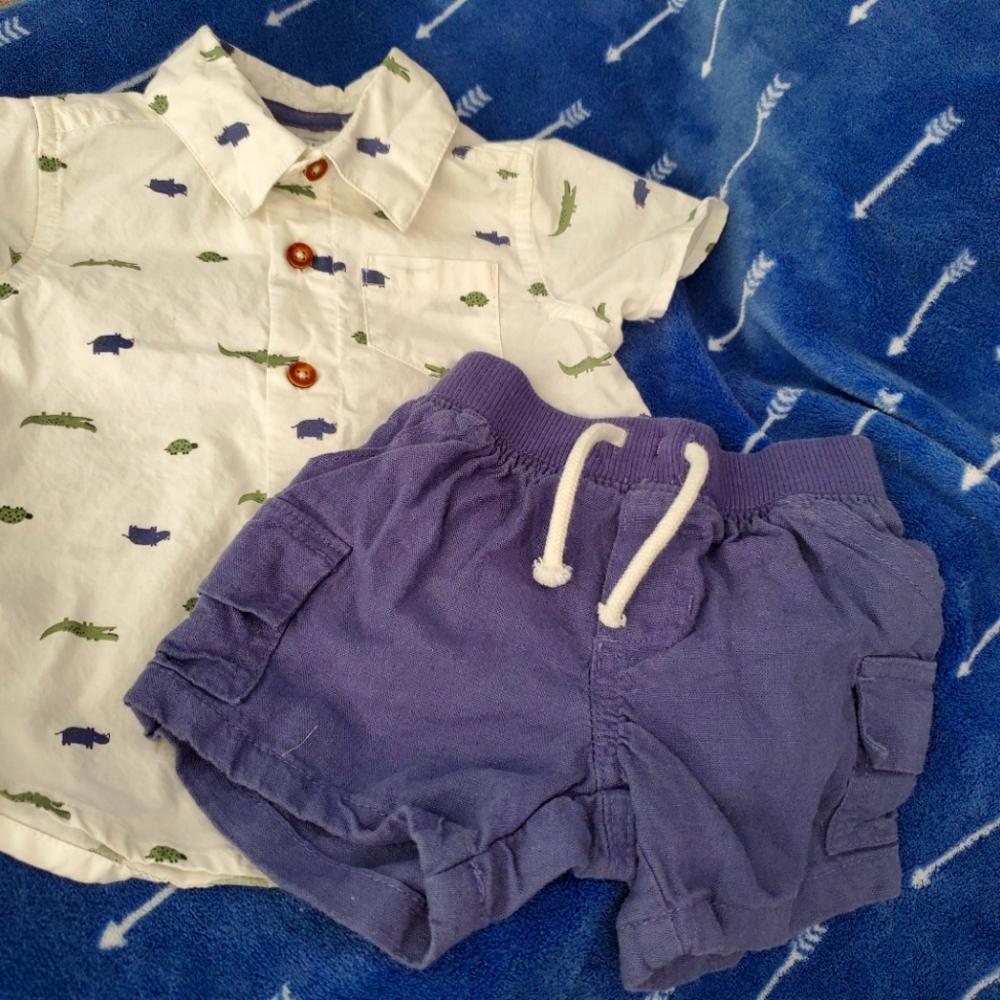 Carters 2 piece set 3-6 months new